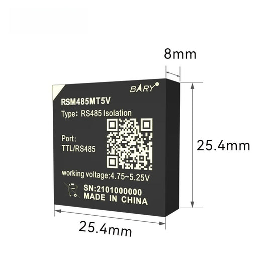 2PCS RS485 Isoliert Transcevier Power Module RSM485MT5V Half Duplex 0,25 W 4,5-5,5 V Industrial Grade