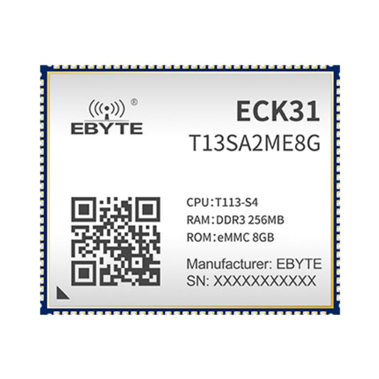ECK31-T13SA2ME8G 8GB Storage Capacity Made-in China Based on the Allwinner T113 design T113 Core Board Rich I/O Functions supports Linux and QT