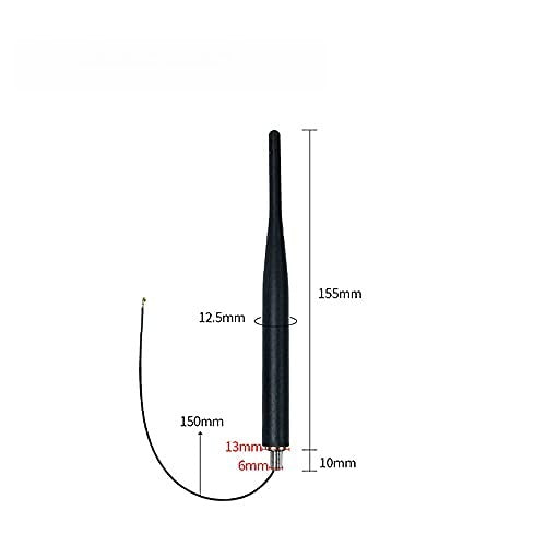 Cdsenet TX433-JZLW-15 433MHz(410 - 450 MHz) 3.0dBi Internal IPEX PCB Antenna 150mm (RF 1.13) Cable