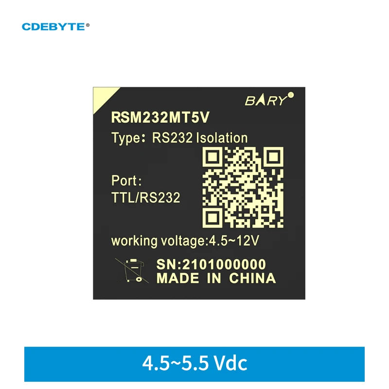 2PCS RS485 Isoliert Transcevier Power Module RSM485MT5V Half Duplex 0,25 W 4,5-5,5 V Industrial Grade