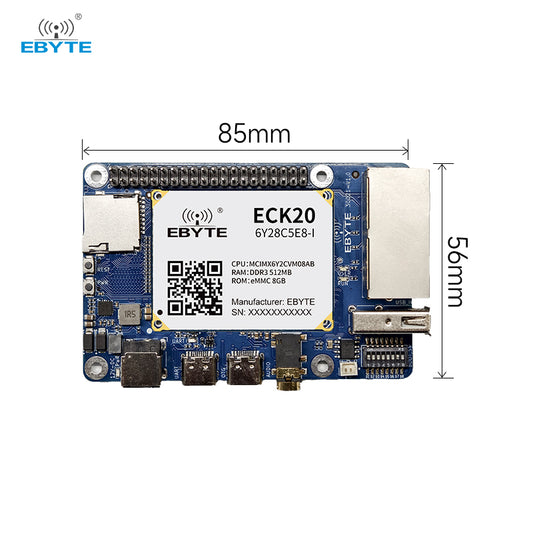 ECB20-PG6Y28C-I based on the ECK20-6Y28C series core board Test single-board computer baseboard Rich I/Ofunctions