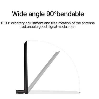 Cdsenet TX433-JKD-20P 433MHz 4dBi High Gain Omni Rubber Antenna Bendable Antenna SMA-J Interface