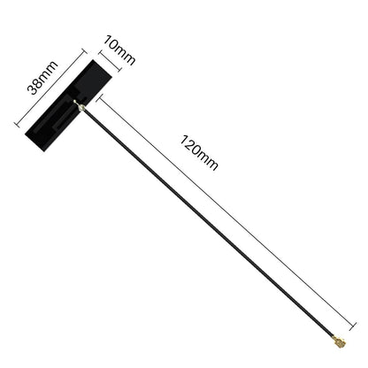 10PCS CDSENET TXWF-PCB-3810 Dual-Band WiFi Antenna 2.4/5.8GHz 2.0dBi - IoT PCB Antenna