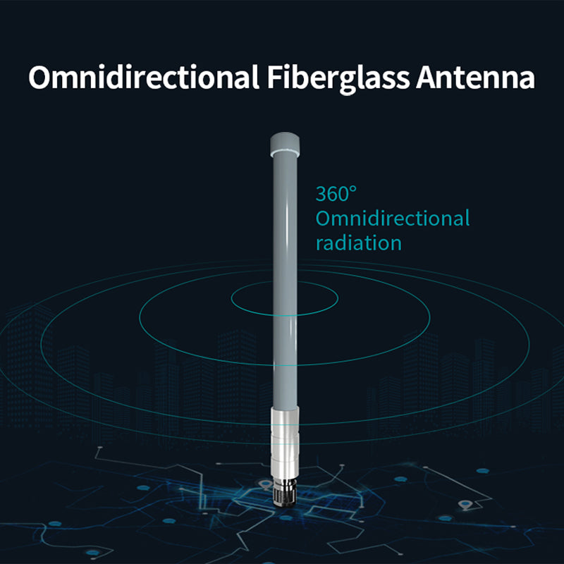 Cdsenet TX230-BLG-30 230MHz Fiberglass Antenna 3.0dBi N-Male N-J connector Omnidirectional Fiberglass Antenna