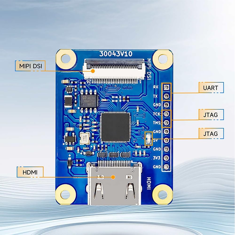 ECA20-MHA1-I MIPI to HDMI adapter board module UART,JTAG interface 1080P Full HD display