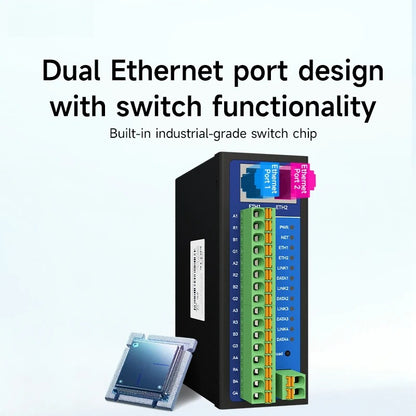 4 Channel Serial Server RS485 RS232 RS422 to Ethernet NB144-V2 Series TCP UDP MQTT HTTP Modbus Storage Gateway Watchdog