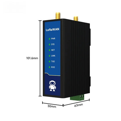 470/868/915M 2.4/4G SX1302 LoraWan Half Duplex Wireless Modem E870 27dbm Distance 3KM PA+LNA Remote Ugrade NTP DC 8-28V