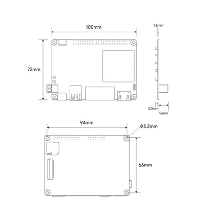 ECB20-6Y28A5ME8G-I NXP i.MX6ULL high-performance 2.5-inch single-board computer Rich interfaces  ARM embedded Industrial-grade
