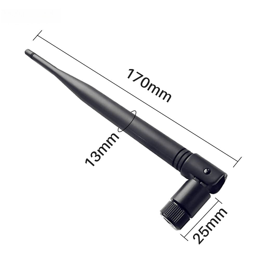 TX433-JKS-20 433MHz 3.0dBi Omnidirectional LoRa Antenna 0-90 degree Angle Adjust Rubber Antenna