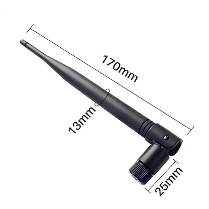 TX433-JKS-20 433MHz 3.0dBi Omnidirectional LoRa Antenna 0-90 degree Angle Adjust Rubber Antenna