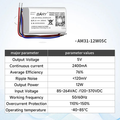 AC-DC Step-Down EBYTE  AM11-C AM31-C Power Supply Module OverVoltage Protection Low Power Consumption Power Supply Module