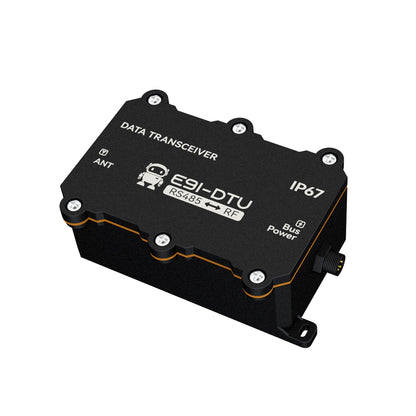 LoRa Modem IP67 Dust and Water Resistance Wireless Data Transmitter 433/868/915MHz CDSENTE E91-DTU Series RS485 Modbus 25KM