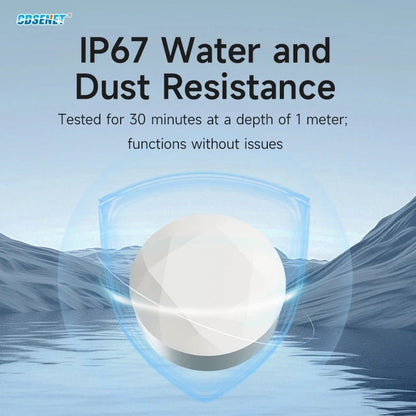 BLE5.3 Bluetooth Beacon IP67 Waterproof Low Power CDSENET EWD104-BT58 AT Command OTA Update Long Distance 160m iBeacon