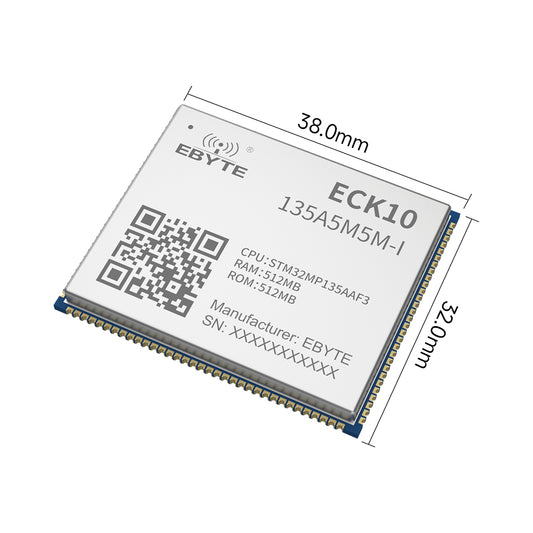 ECK10-135A5M5M-I 512MB Memory Capacity system on Module (SoM) CPU module Industrial Computing Based on ST's cost-effective MPU design