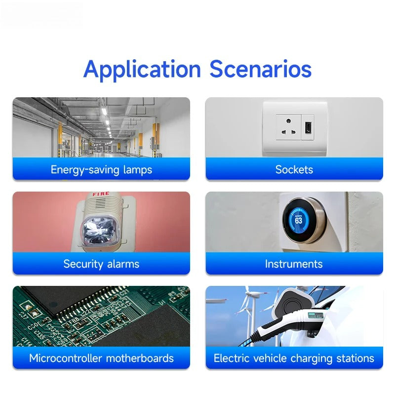 AC-DC Buck Converter Power Supply Module Short Circuit Protection Output 5V 2400mA Input Voltage 85~450V AM31-12W05V