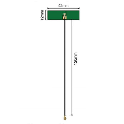 10pcs Cdsenet TXWF-PCB-4212 Dual-Band 2.4/5.8GHz Built-in PCB Antenna - 2.0dBi WiFi Bluetooth Antenna