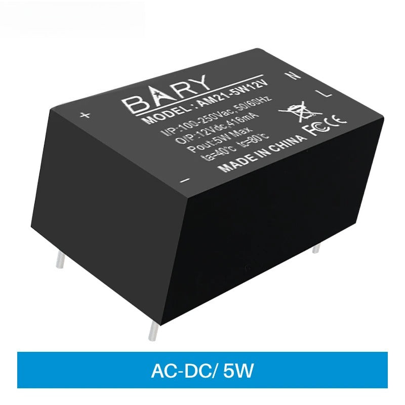 AC-DC Buck Power Supply Module 100V 250V To 5V 5W  Step-down Voltage  AM21 Series AC Isolation Stabilized Power Supply