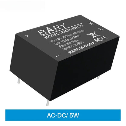 AC-DC Buck Power Supply Module 100V 250V To 5V 5W  Step-down Voltage  AM21 Series AC Isolation Stabilized Power Supply
