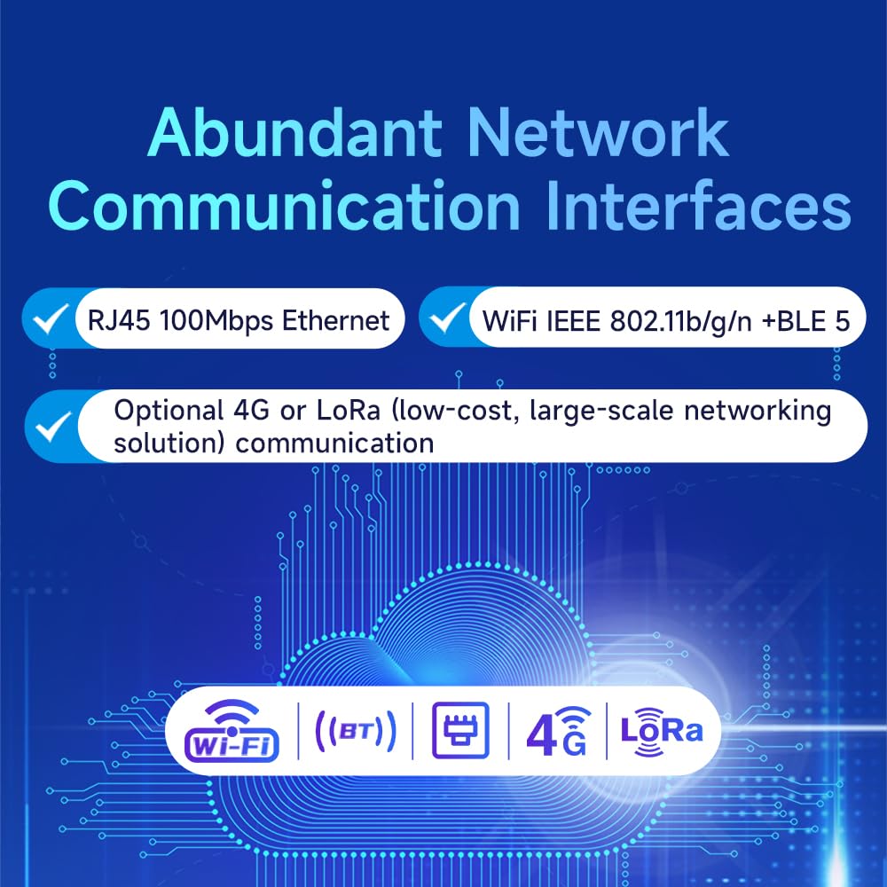 Cdsenet ESP32-S3 MicroPython Programmable Industrial Computer WIFI BLE Lora RJ45 RS485 RS232 ECM50 2DI 2AI 2DO Modbus Gateway