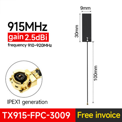 10PCS CDSENET TX915-FPC Series 868/915MHz FPC Antenna 2.0dBi IoT Antenna