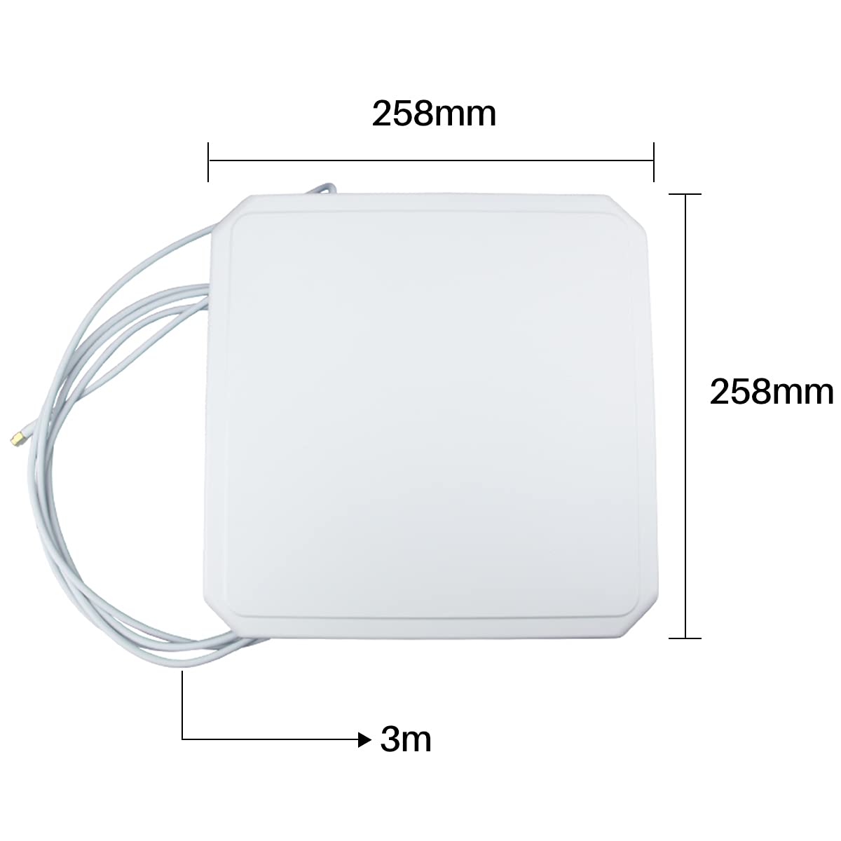 433MHz WiFi Antenna 8.0dBm High Gain SMA-J 50W Waterproof Directional Aerial Antenna for Communication Anti-Interference TX433-PB-2626  TX433-PB-2626 433MHz Internal PCB Antenna 3.0dBi IPEX 433MHz WiFi Antenna 8.0dBm High Gain SMA-J 50W Waterproof Di