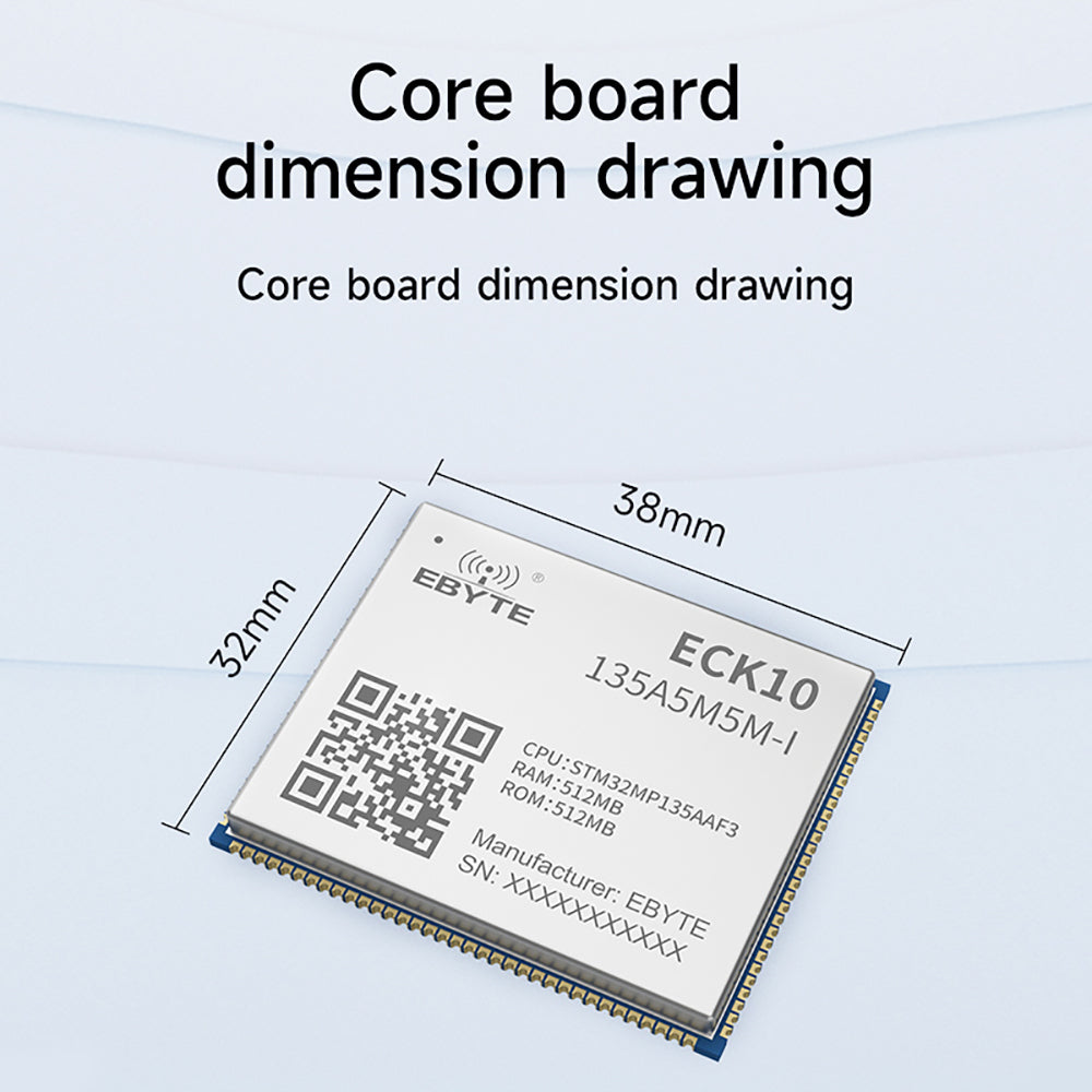ECB10-135A5M5M-I industrial grade industrial Gigabit Ethernet CAN FD ARM A7 low power consumption high cost performance