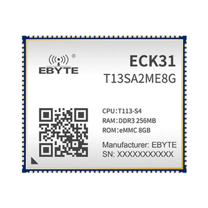 ECK31-T13SA2ME8G 8GB Storage Capacity Made-in China Based on the Allwinner T113 design T113 Core Board Rich I/O Functions supports Linux and QT