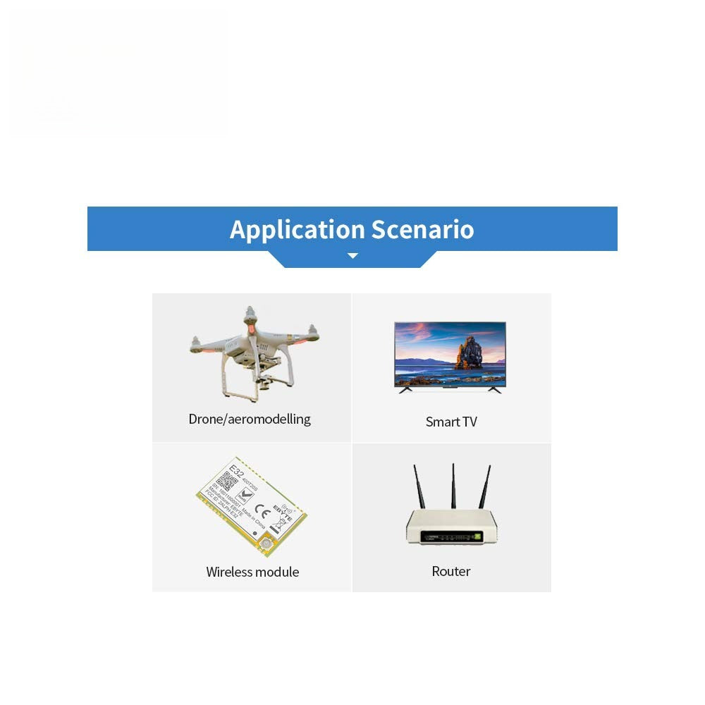 TX433-JZ-10 433MHz 3.0dBi High Gain Wifi Antenna 50ohm SMA-J  Straight Rubber Antenna TPEE Waterproof