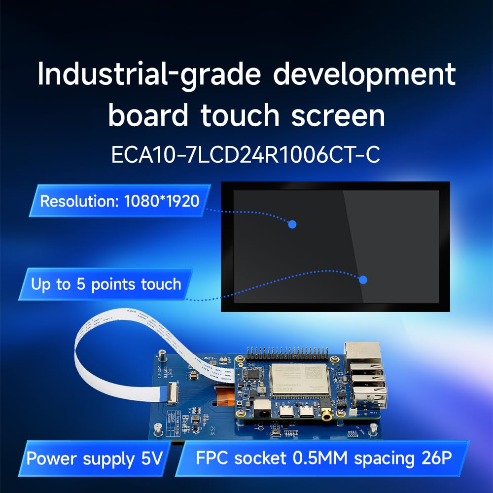 ECA11-5LM1019C 1080*1920 Resolution 5.5 inch MIPI capacitive touch screen Support Linux development board/single board computer