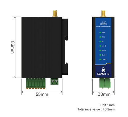 Allwinner T113-S Industrial Computer Supports Wifi/4G Node-Red Secondary Development Software/Hardware Customization