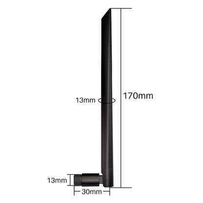 5PCS Rubber Antenna TXGN-JKD-20 3dBi High-Gain 2G/GSM/GPRS/NB-IoT Rubber Antenna L-Type Omni Antennas for Internet of Things SMA Male