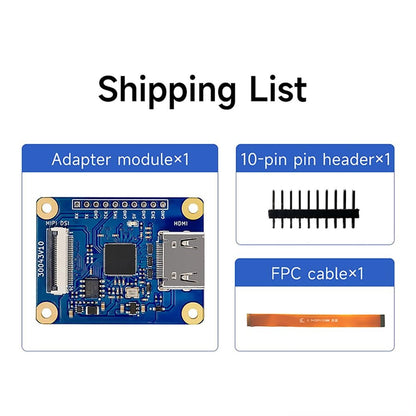 ECA20-MHA1-I MIPI to HDMI adapter board module UART,JTAG interface 1080P Full HD display
