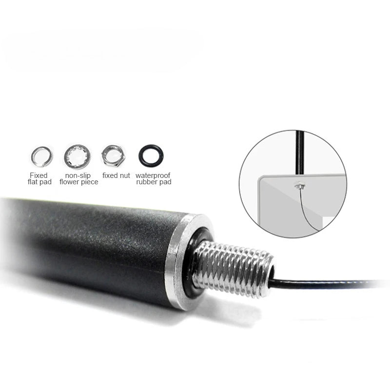 Cdsenet TX2400-JZLW-15 2.4GHz 5dBi Cabinet Antenna IPEX-1 165mm+150mm Rubber Antenna
