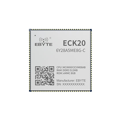 ECK20-6Y28A5ME8G-C Embedded core board NXP Cortex-A7 core i.MX6ULL processor Support Linux, support QT 512MB DDR3 8GB eMMC Commercial-grade