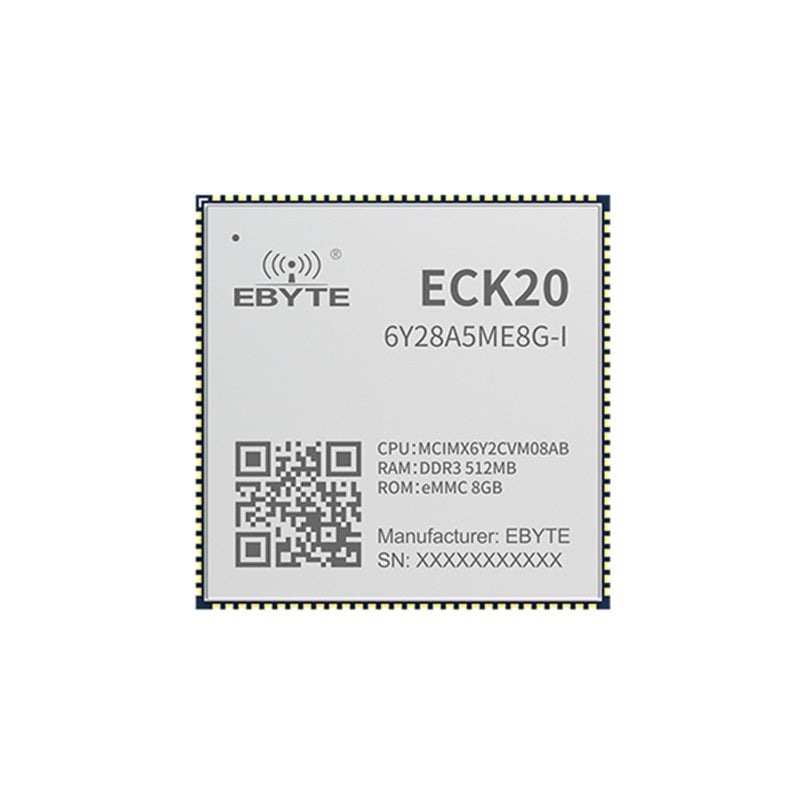 ECK20-6Y28A5ME8G-I NXP Low Power Consumption MPU Core Board Two 10/100 Ethernet high reliability Support Linux Support QT 512MB DDR3 8GB eMMC Industrial-grade