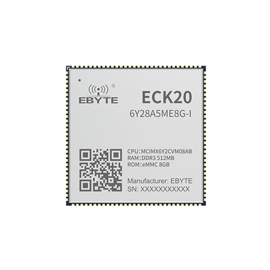 ECK20-6Y28A5ME8G-I NXP Low Power Consumption MPU Core Board Two 10/100 Ethernet high reliability Support Linux Support QT 512MB DDR3 8GB eMMC Industrial-grade