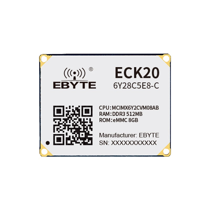 ECK20-6Y28C5E8-C 512 MB Memory Industrial Grade i.MX6ULL core board Low power consumption Dual Ethernet Rich I/O functions