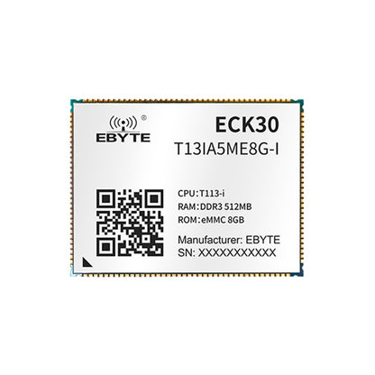 T113-i Industrial Grade Core Board ARM Dual Core A7+RISC-V+DSP ECK30-T13IA5ME8G-I 512M DDR3 8G eMMC 4K 1080P Display Low Power  ECK30-T13IA5ME8G-I Based on Allwinner Dual Core A7+RISC-V+DSP Cost-effective multi-core heterogeneous processor DDR3 8G eM