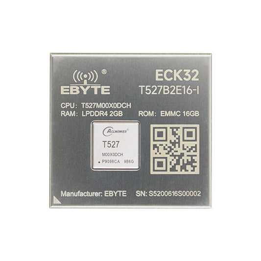 ECK32-T527B2E16-I Allwinner T527 Core board Based on the Allwinner T527 8-core ARM Cortex A55 RISC-V HiFi4 DSP Integrates a new generation of GPU