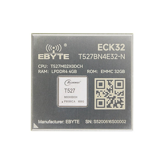 ECK32-T527BN4E32-N Allwinner T527 Core board Based on the Allwinner T527 8-core ARM Cortex A55 RISC-V HiFi4 DSP Integrates a new generation of GPU