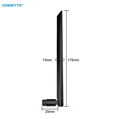 470-510MHz TX490-JKD-20P SMA Male Interface TPEE Material Long Communication Distance 4dBi Foldable Antenna