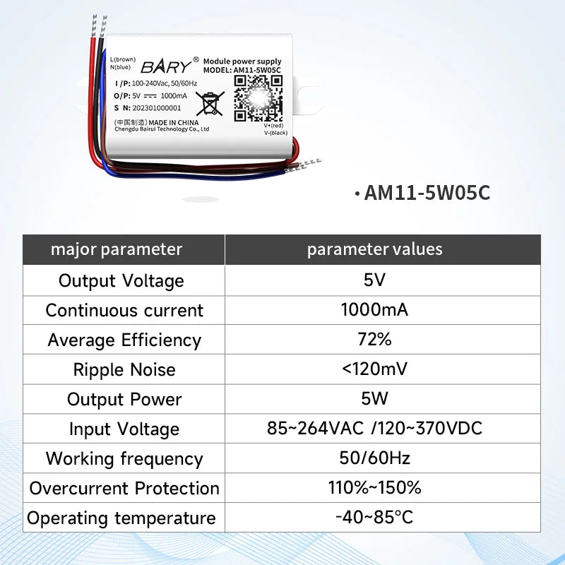 AC-DC Step-Down EBYTE  AM11-C AM31-C Power Supply Module OverVoltage Protection Low Power Consumption Power Supply Module