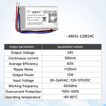 AC-DC Step-Down EBYTE  AM11-C AM31-C Power Supply Module OverVoltage Protection Low Power Consumption Power Supply Module