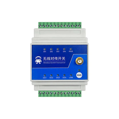 433MHz 1/2/4/8-Way Wireless Remote Transmission Switch E860-DTU Series Industrial Grade 5KM 10KM DC8-28V Rail Installation