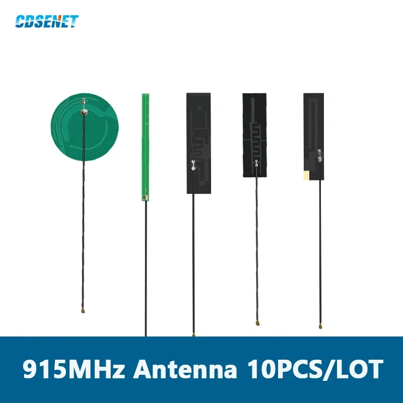 10pcs 915MHz FPC Antenna PCB Build in Anteana CDSENET 3dbi Stong Adhesive I P X Interaface