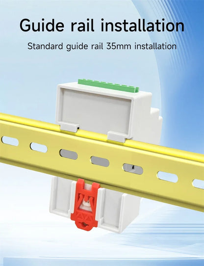 433MHz 1/2/4/8-Way Wireless Remote Transmission Switch E860-DTU Series Industrial Grade 5KM 10KM DC8-28V Rail Installation
