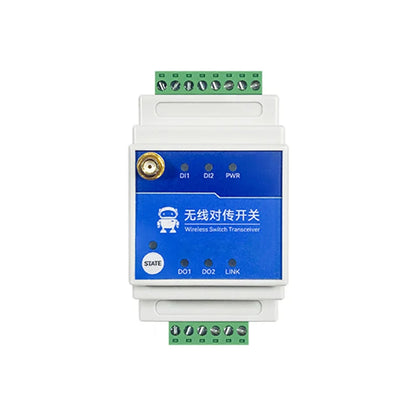 433MHz 1/2/4/8-Way Wireless Remote Transmission Switch E860-DTU Series Industrial Grade 5KM 10KM DC8-28V Rail Installation