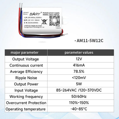 AC-DC Step-Down EBYTE  AM11-C AM31-C Power Supply Module OverVoltage Protection Low Power Consumption Power Supply Module