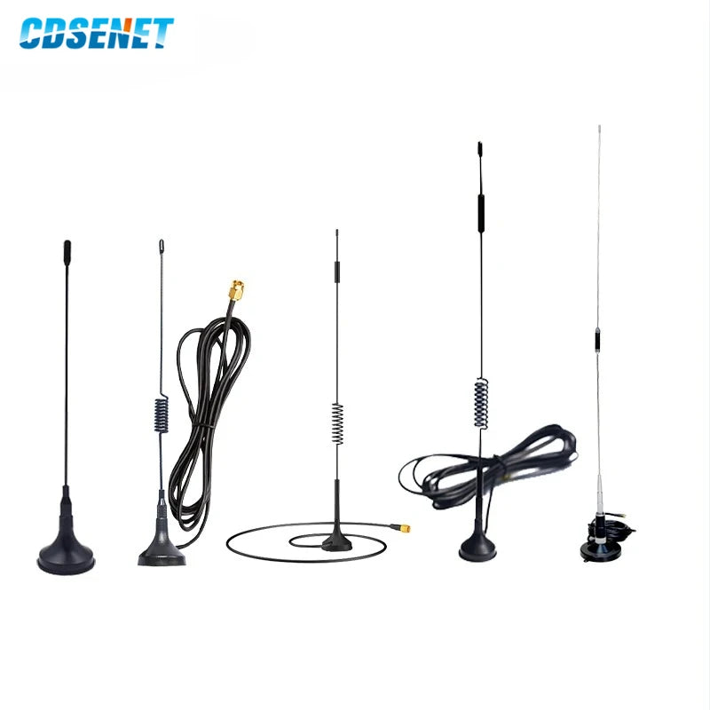 433/868/915MHz Sucker Wifi Antenna High Gain 3.5dBi SMA-J CDSENT XPL 1m Cable Antenna Long Range Omni Directional