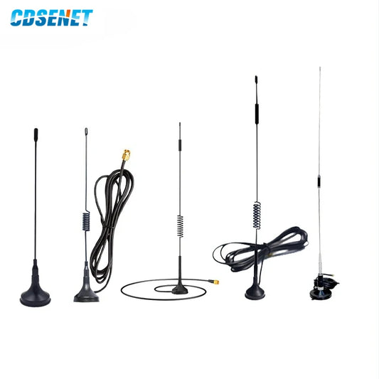 433/868/915MHz Sucker Wifi Antenna High Gain 3.5dBi SMA-J CDSENT XPL 1m Cable Antenna Long Range Omni Directional